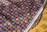 Korean Traditional Painting The Happy Dancheong Pattern Cotton Fabric made in Korea by the Half Yard